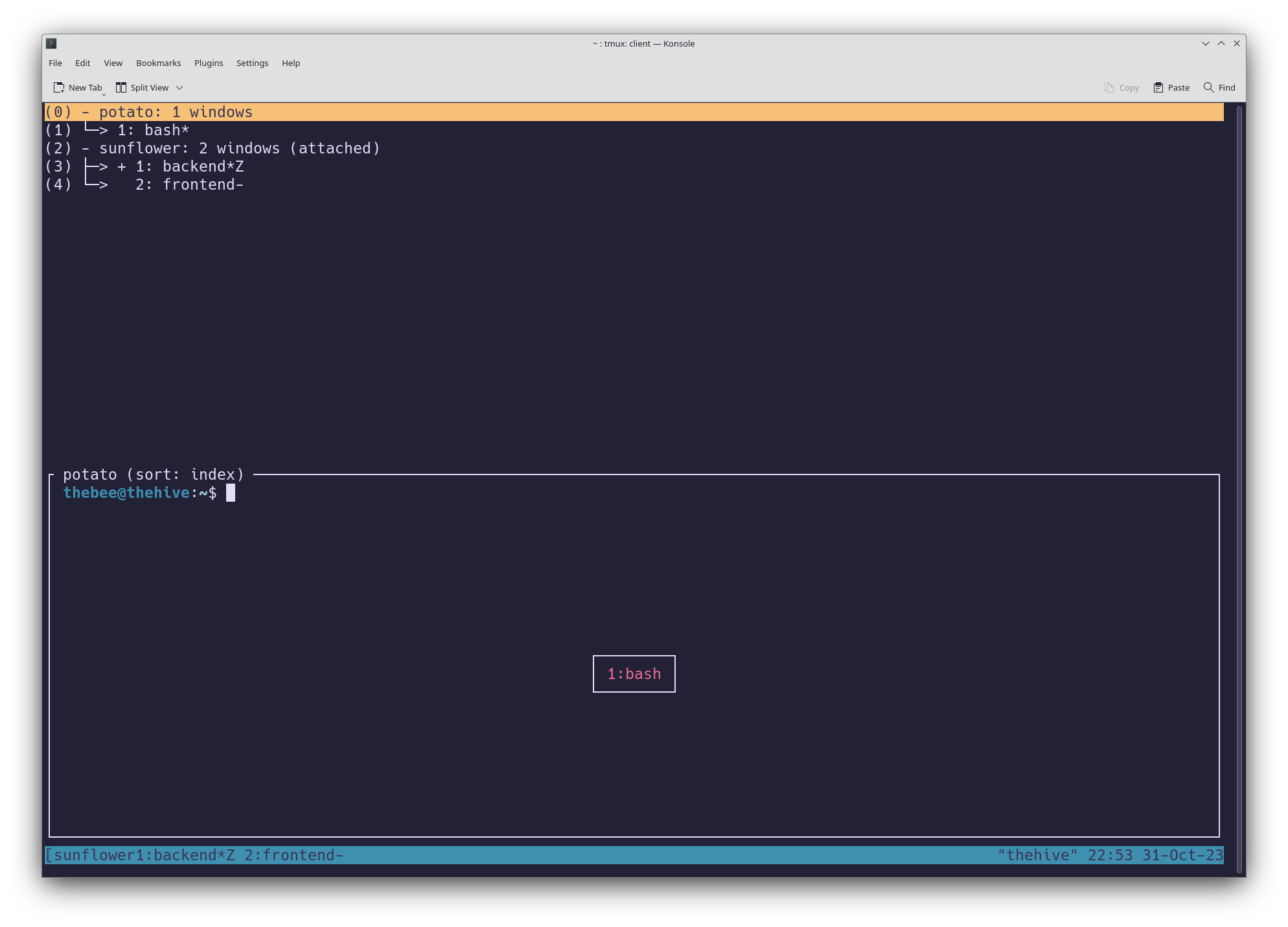 Tmux Window